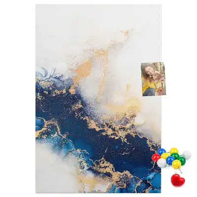 Abstraction in marble cork pin board