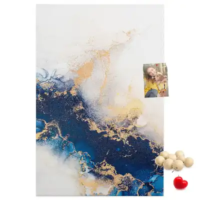 Abstraction in marble cork pin board