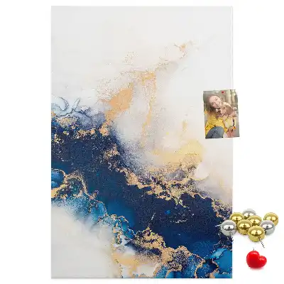 Abstraction in marble cork pin board