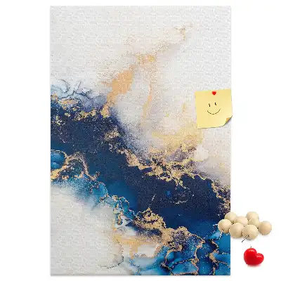 Abstraction in marble cork pin board