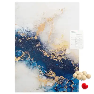 Abstraction in marble cork pin board