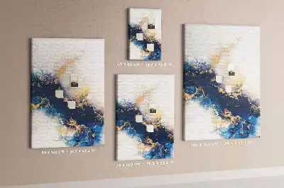 Abstraction in marble cork pin board