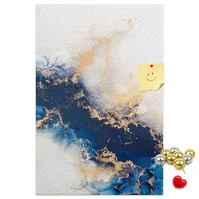Abstraction in marble cork pin board