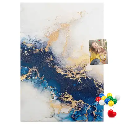 Abstraction in marble cork pin board