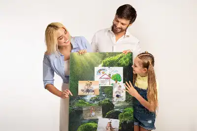 Cork Note Board Rock waterfall