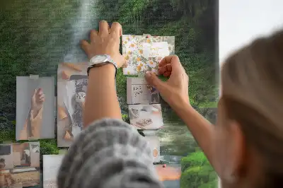 Cork Note Board Rock waterfall
