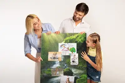 Cork Note Board Rock waterfall
