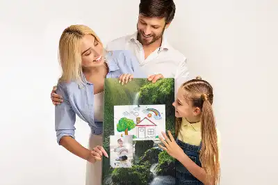 Cork Note Board Rock waterfall