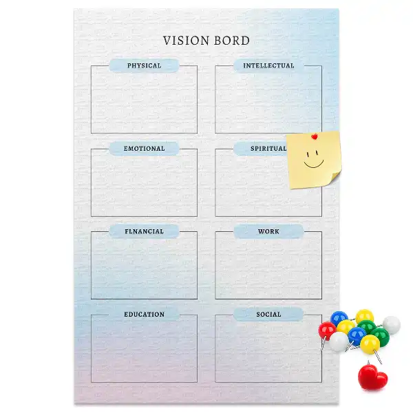 Cork Note Board Goal Board