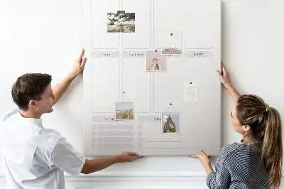 Weekly Schedule Wall Cork Memo Board