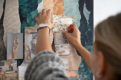 Artistic spots cork pin board