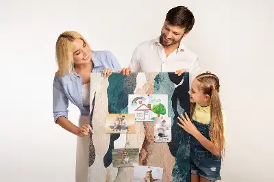 Artistic spots cork pin board
