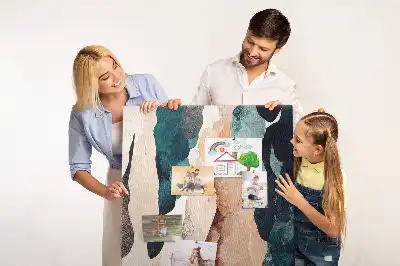 Artistic spots cork pin board