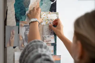 Artistic spots cork pin board