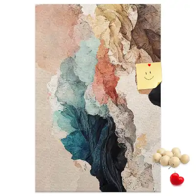 Wall cork memo board Abstract spots
