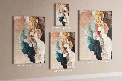 Wall cork memo board Abstract spots