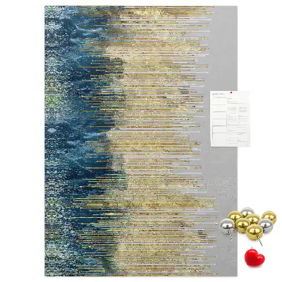 Cork pin board Decorative motif