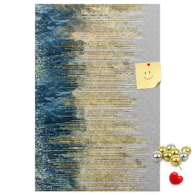 Cork pin board Decorative motif