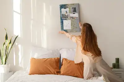 Cork pin board Decorative motif