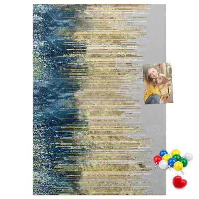 Cork pin board Decorative motif