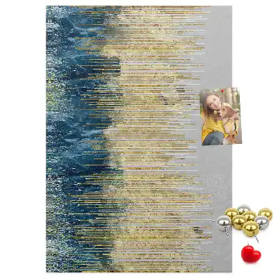 Cork pin board Decorative motif