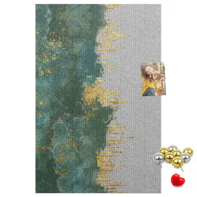 Decorative Pattern Cork Note Board