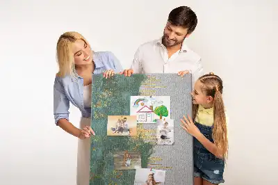 Cork Note Board Decorative pattern