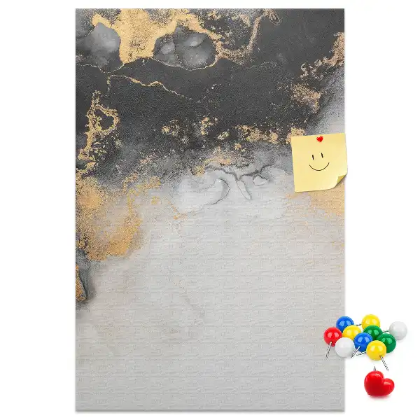 Cork Note Board Marble abstraction