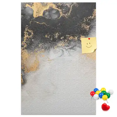 Cork Note Board Marble abstraction