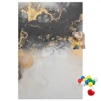 Cork Note Board Marble abstraction