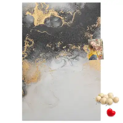 Cork Note Board Marble abstraction