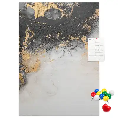 Cork Note Board Marble abstraction