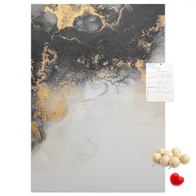 Cork Note Board Marble abstraction