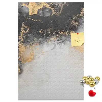 Cork Note Board Marble abstraction