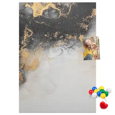 Cork Note Board Marble abstraction