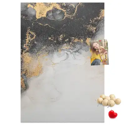 Cork Note Board Marble abstraction