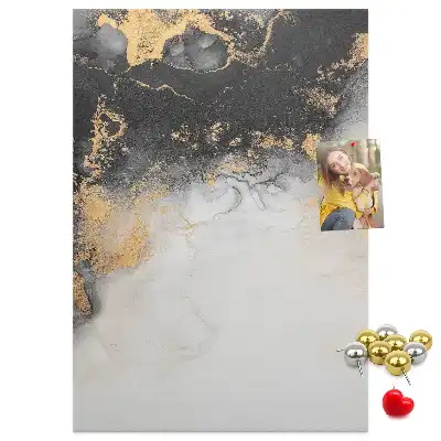 Cork Note Board Marble abstraction