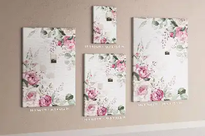 Flowery edge cork note board