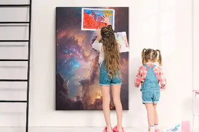 Cosmic galaxy cork pin board