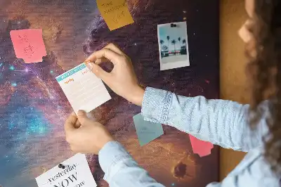 Cosmic galaxy cork pin board