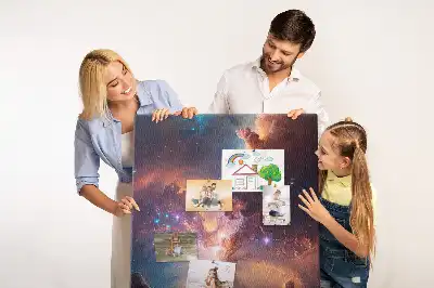 Cosmic galaxy cork pin board
