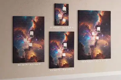 Cork pin board Cosmic galaxy
