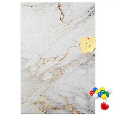 Cork Note Board Decorative marble