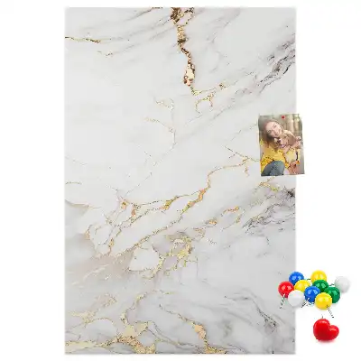 Cork Note Board Decorative marble