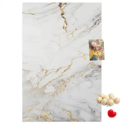 Cork Note Board Decorative marble