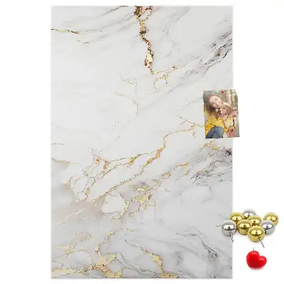 Decorative Marble Pattern Cork Note Board