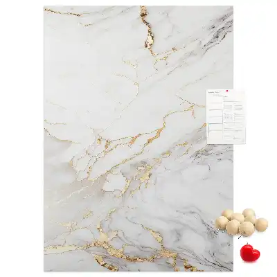 Cork Note Board Decorative marble