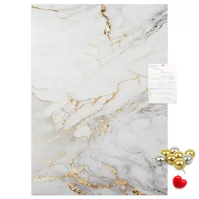 Cork Note Board Decorative marble