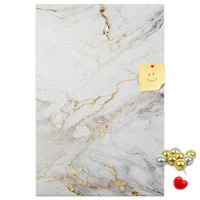 Cork Note Board Decorative marble