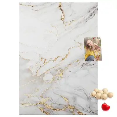 Cork Note Board Decorative marble